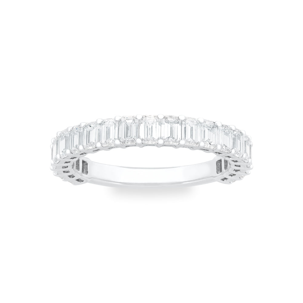 Emerald Cut Lab-Grown Diamond Band 1.64ctw