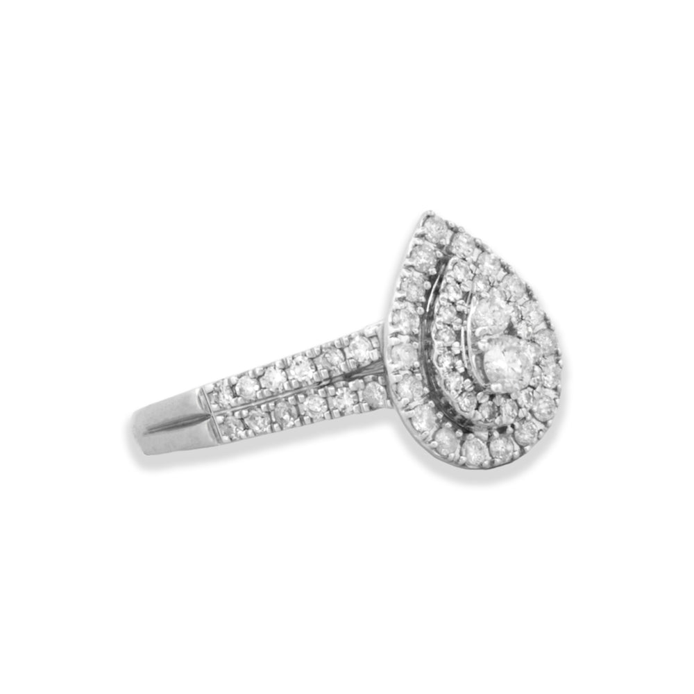 Gold & Diamond Cluster Ring