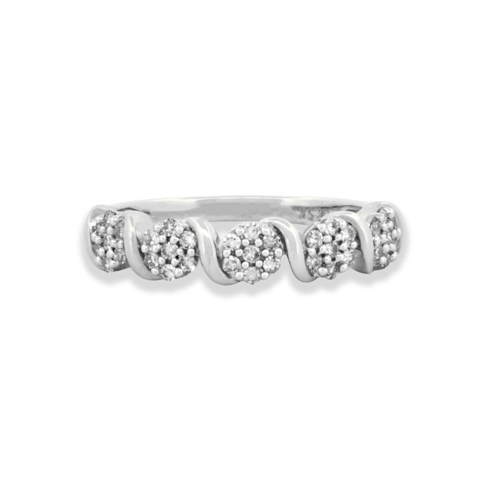 Twisted .25ctw Diamond Band