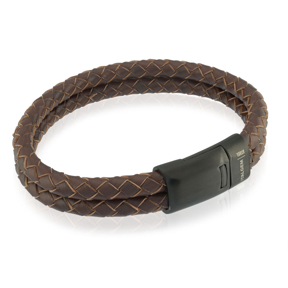 Stacked Leather Bracelet