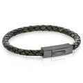 Vintage-Look Leather Bracelet