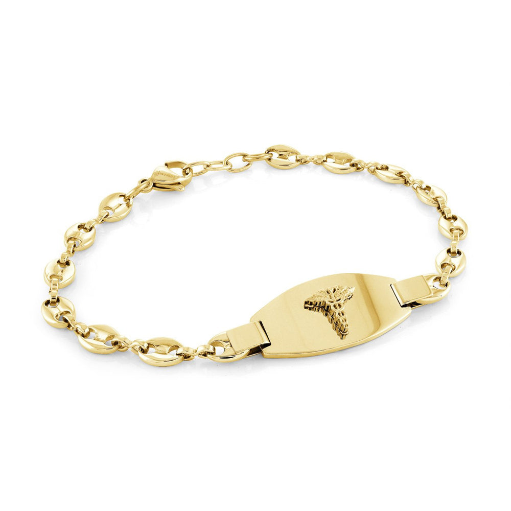 Stainless Steel Gucci Medical Bracelet