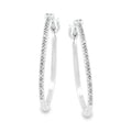 Diamond Hoop Earrings .10ctw