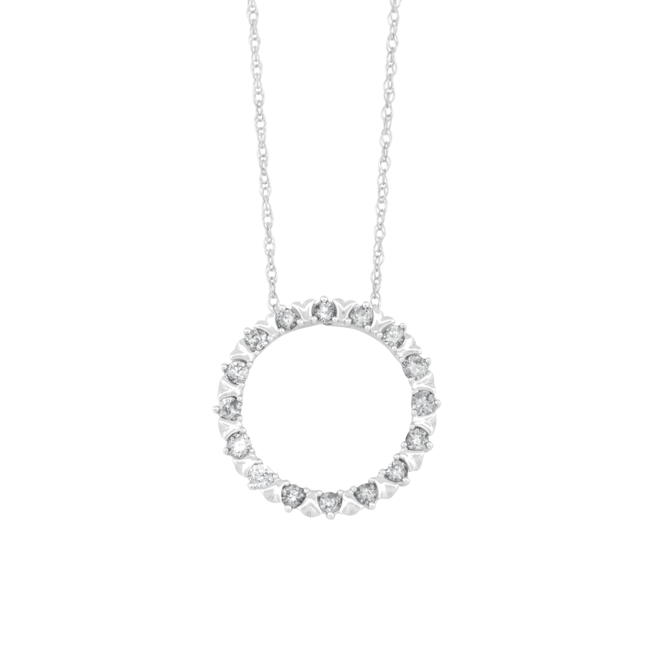 Diamond Circle of Life Necklace