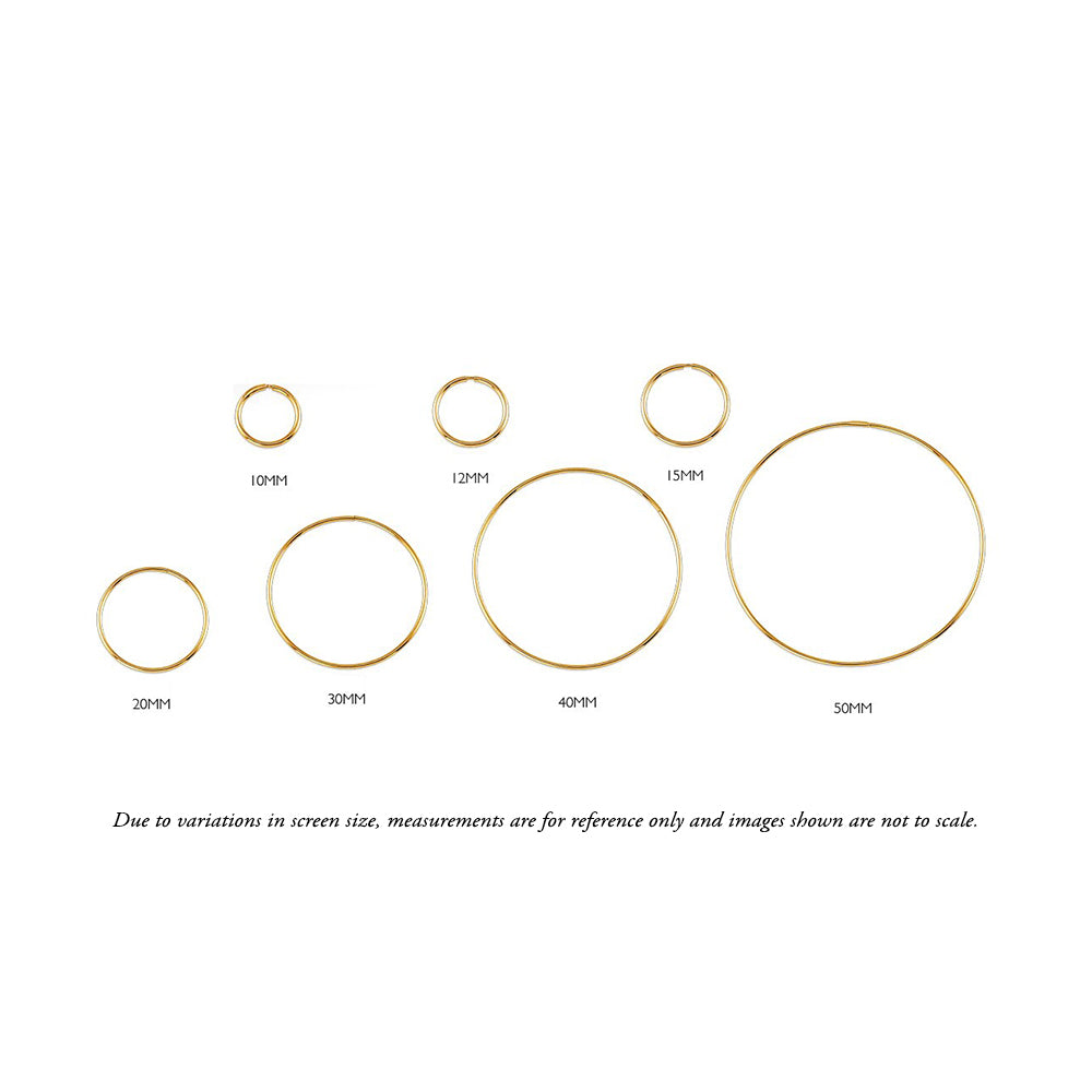 Yellow Gold Sleeper Hoops