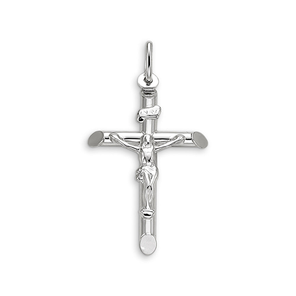 10k Gold Barrel Crucifix