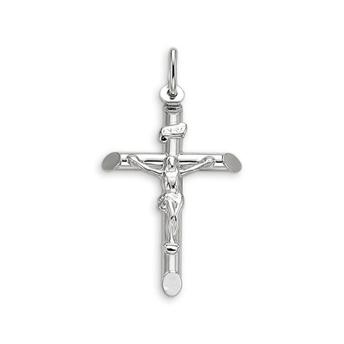 10k Gold Barrel Crucifix