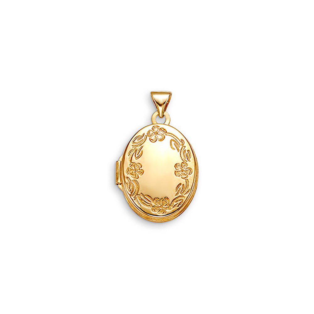 Gold Filigree Locket