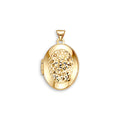 Gold Patterned Locket