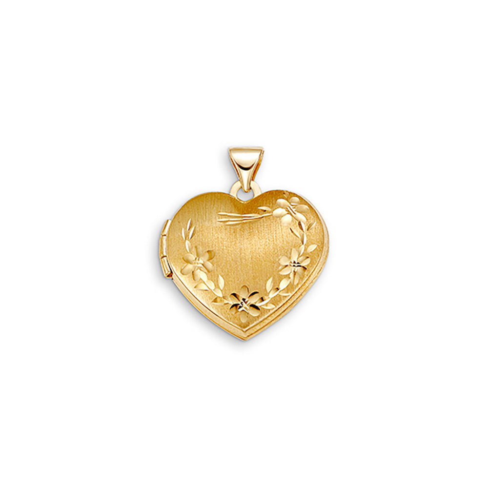 10k Gold Heart Locket