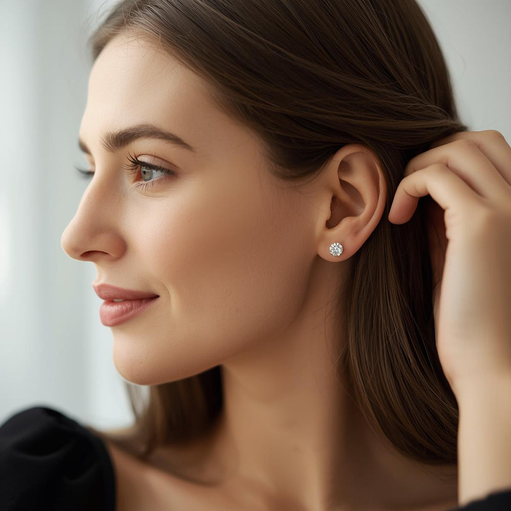 Diamond Stud Earrings