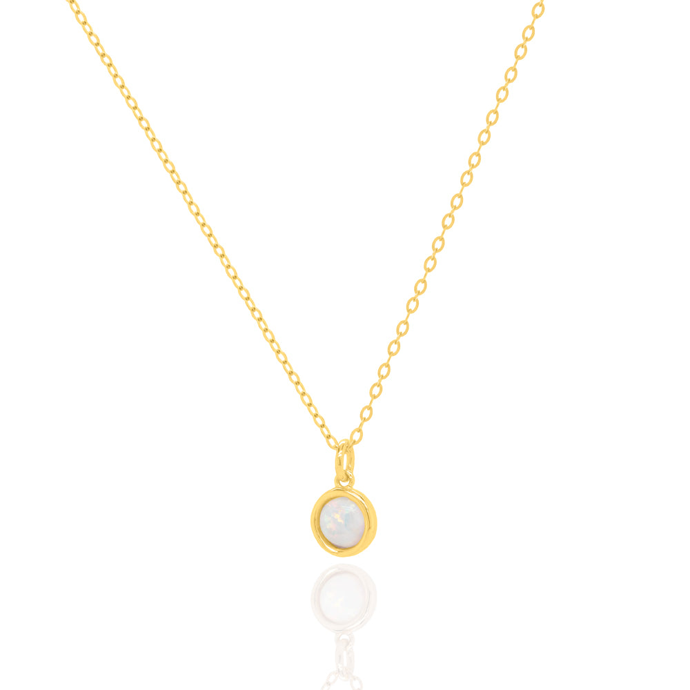 10k Gold & Opal Necklace
