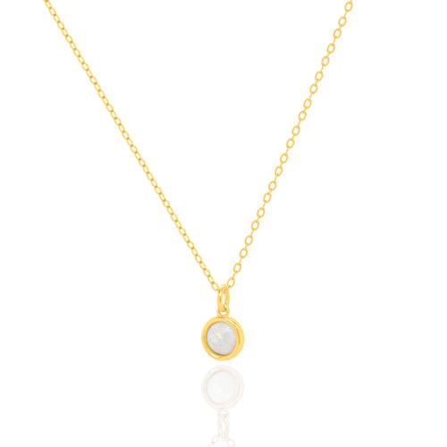 10k Gold & Opal Necklace