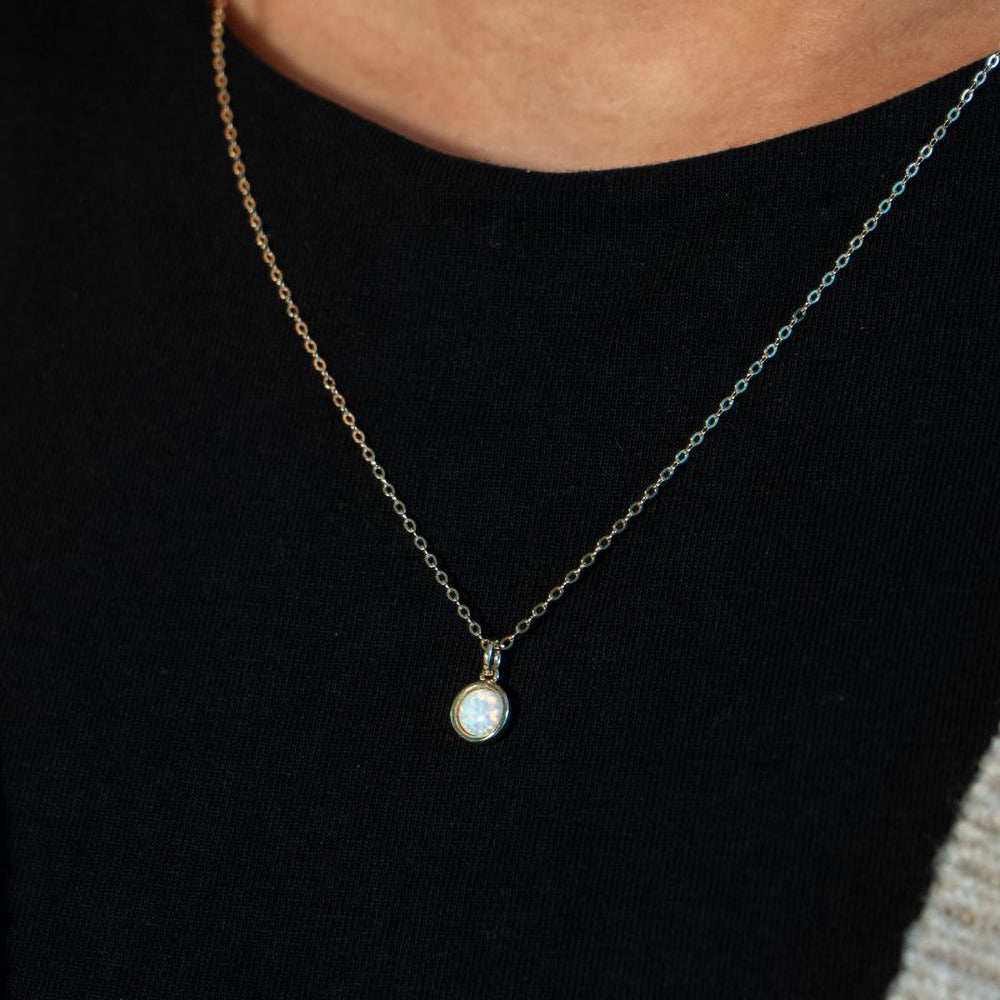 10k Gold & Opal Necklace