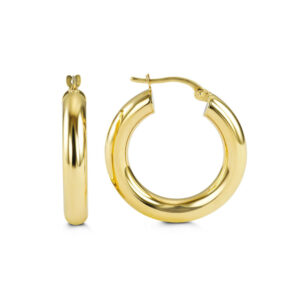 Yellow Gold Hoop Earrings