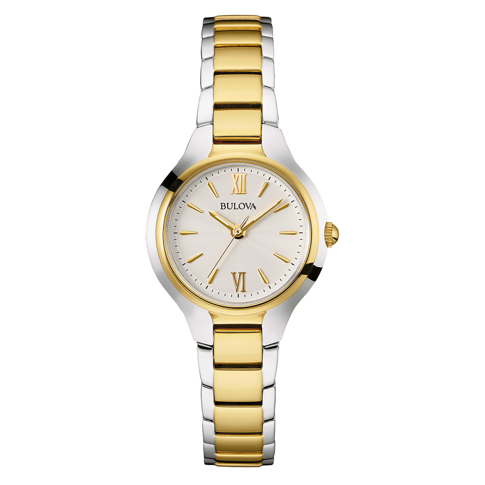 Silver and Gold-Tone Bulova Watch - H Williams Jewellery