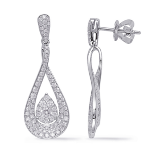 Micro Pave / Micro Prong / Prong Set Earrings