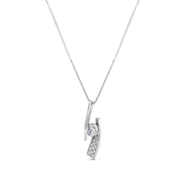 White Gold Canadian Diamond Necklace