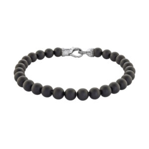 Italgem Black Beads Bracelet