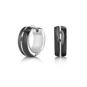 Italgem Satin Finish Huggie Earrings