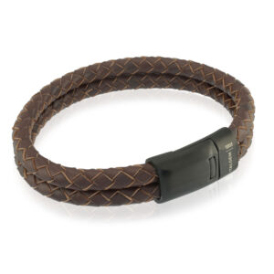 Italgem Stacked Leather Bracelet