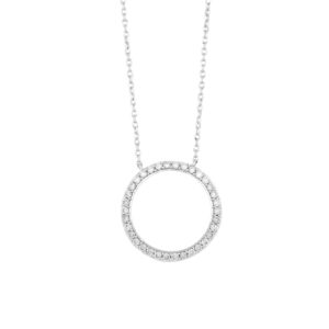 Diamond Circle of Life Necklace