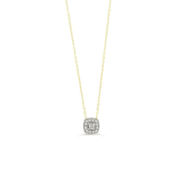 Diamond Halo Necklace