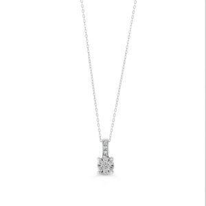 Diamond Cluster Necklace