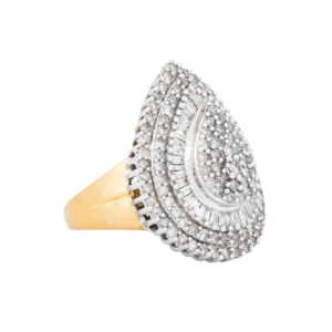 Baguette & Brilliant Diamond Ring
