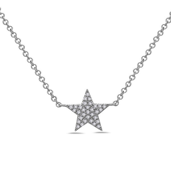 Gold & Diamond Pave-Set Necklace