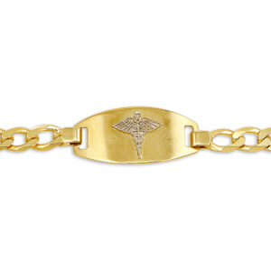 Gold Medical Alert Bracelet
