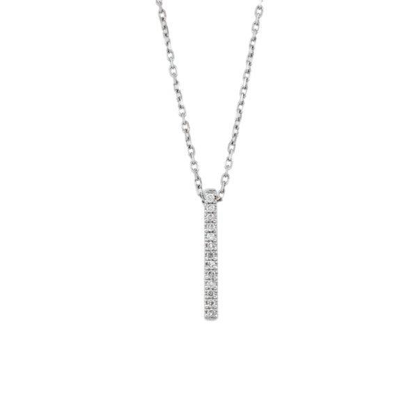 Vertical Drop Diamond Necklace