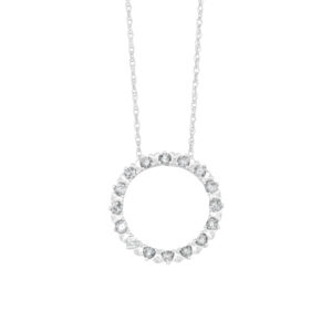 Diamond Circle of Life Necklace
