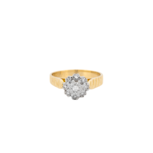 Diamond Cluster Ring