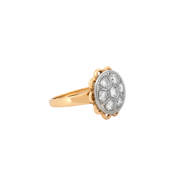 Two-Tone Diamond Ring