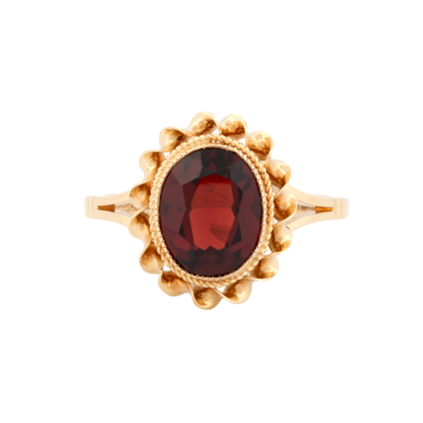 Garnet Cocktail Ring