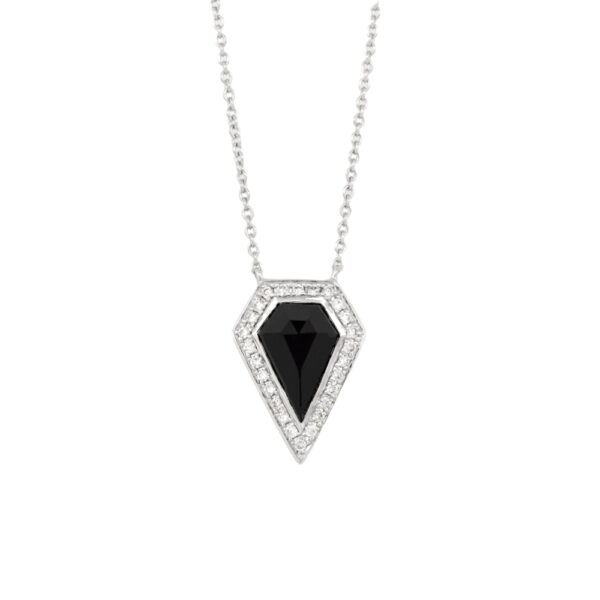 Onyx & Diamond Necklace