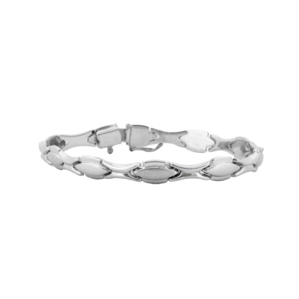 White Gold Link Bracelet