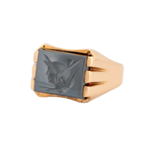 Hematite Intaglio Ring