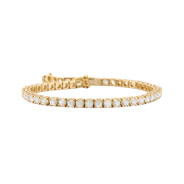 14k Gold CZ Tennis Bracelet