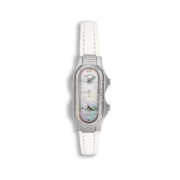 Philip Stein Dual-Time Diamond Watch