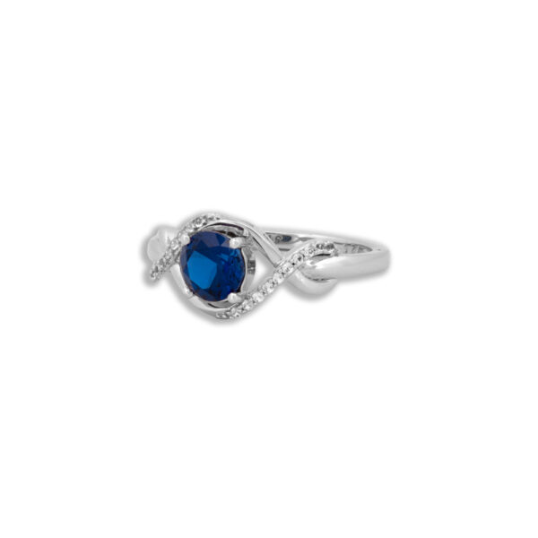 Sterling & Sapphire Ring