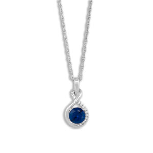 Sterling & Sapphire Necklace