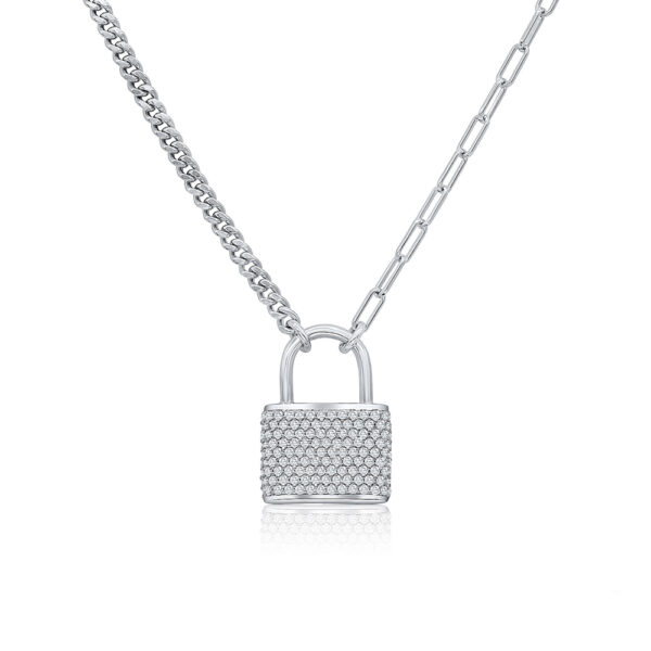 Sterling & Cubic Zirconia Necklace