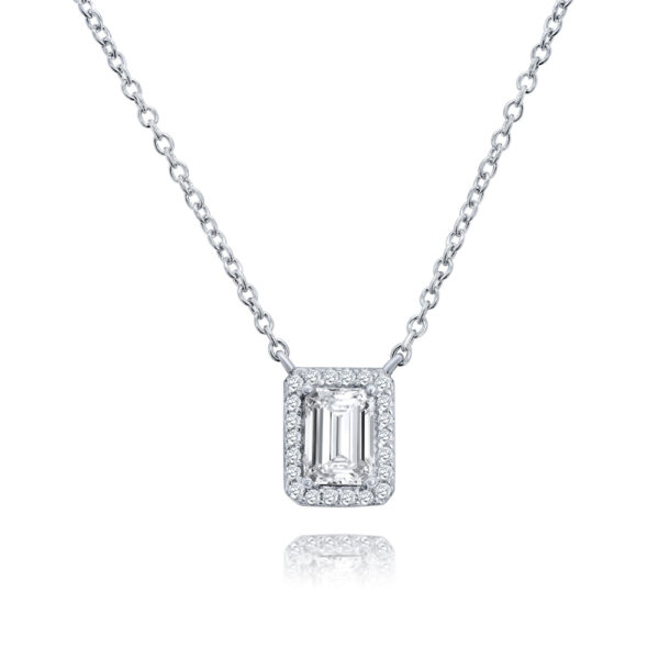 Sterling & Cubic Zirconia Necklace