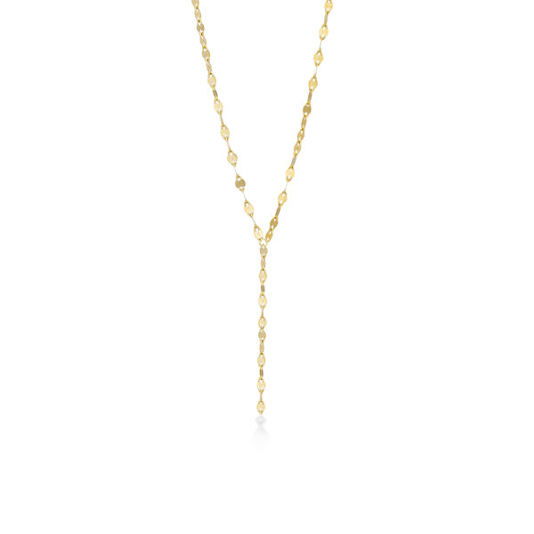 Gold Lariat Necklace