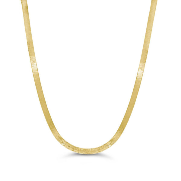 10k Gold Herringbone Necklace