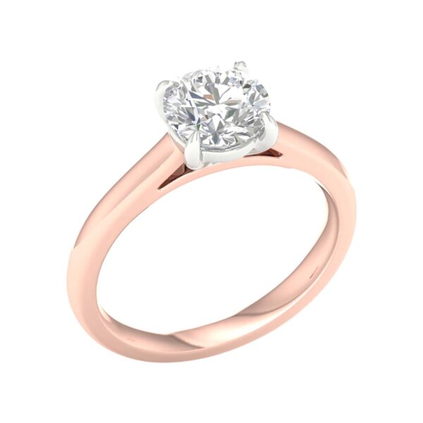 Brilliant Cut Diamond Solitaire Engagement Ring