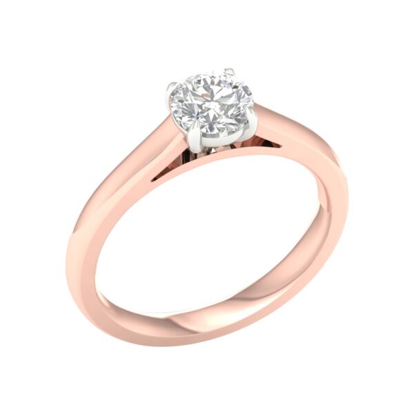 Brilliant Cut Diamond Solitaire Engagement Ring