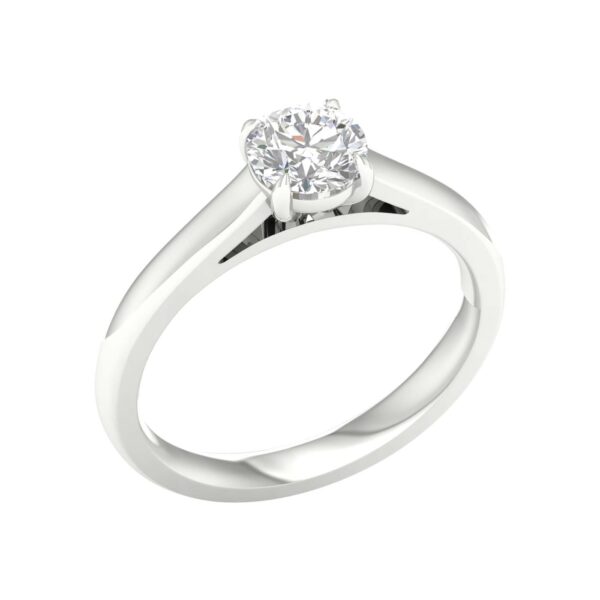 Brilliant Cut Diamond Solitaire Engagement Ring